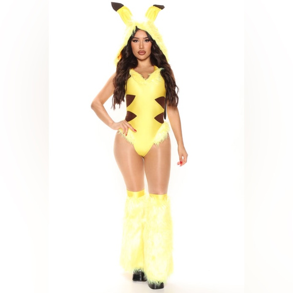 Fashion Nova Pikachu Inspired Costume Set